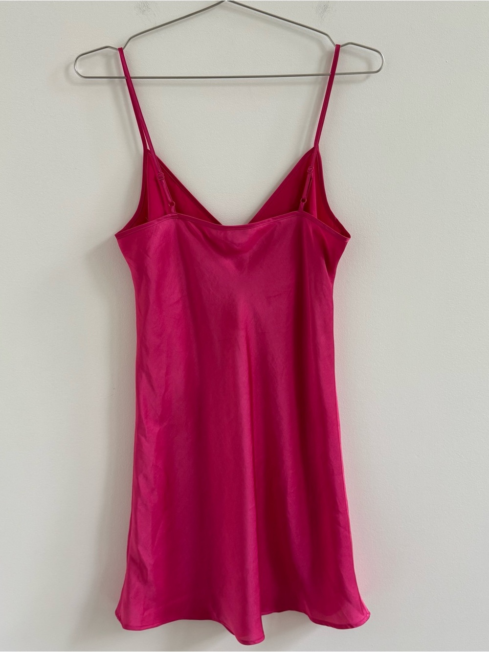 Sunday Best Hot Pink Slip Dress - Picture 6 of 7